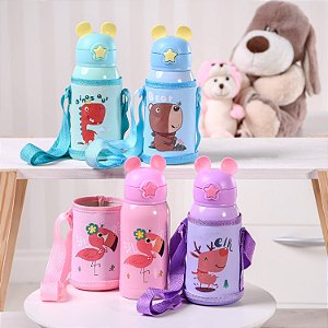 Copo térmico infantil com suporte 500 ml