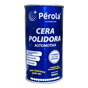 Cera Polidora Automotiva Lata 500ml Pérola