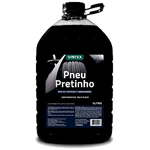 Pneu Pretinho 5 Litros  Vintex Brilho Molhado