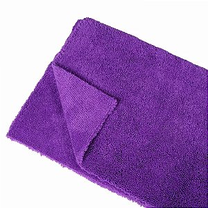 Toalha de Microfibra Roxa 28x28 Zacs 220gsm