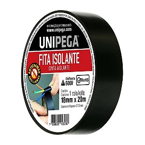 Fita Isolante Antichamas 18x20mm Unipega