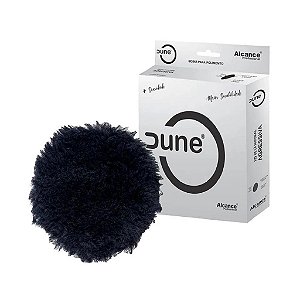 Boina de Lã Preta Velcro 6 Polegadas Alcance