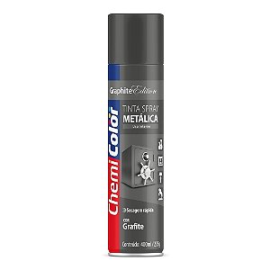 Tinta Spray Metálica Grafite 400ml Chemicolor