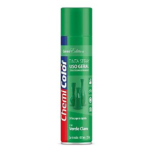 Tinta Spray Uso Geral Verde Claro 400ml Chemicolor
