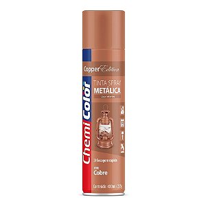 Tinta Spray Metálica Cobre 400ml Chemicolor