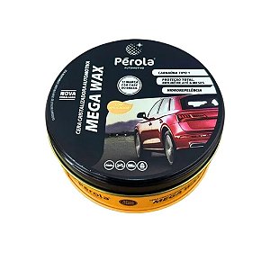 Cera Automotiva Mega Wax Pasta 250g Pérola