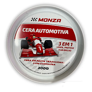 Cera Automotiva 3em1 Monza 200g Pérola