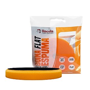 Boina de Espuma Flat Laranja SV Corte Leve Refino 5,5'' Lincoln