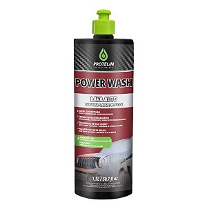 Power Wash Shampoo Lava Auto Concentrado 1,5 Litros Protelim