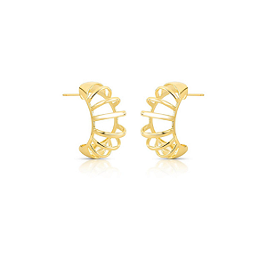 Brinco Argola Vazada - Boho Santorini