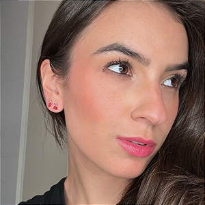 Brinco Earcuff Pink - Aurora