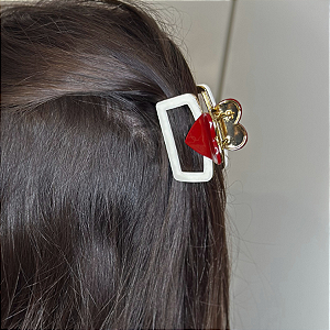 Prendedor Acetado Com Metal Love M