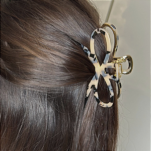 Prendedor Laço Metal + Acetado