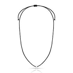 Chocker fio de seda - Pingente Cristal