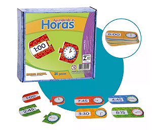 Aprendendo as Horas c/24pçs