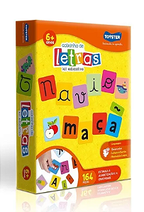 Caixinha de Letras c/164 pçs