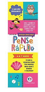 Flash Cards pensa rápido - 6 a 7 anos