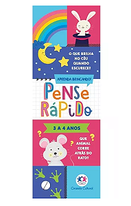 Flash Cards Pensa Rápido - 3 a 4 anos