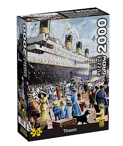 Quebra cabeça Titanic c/2000 pçs