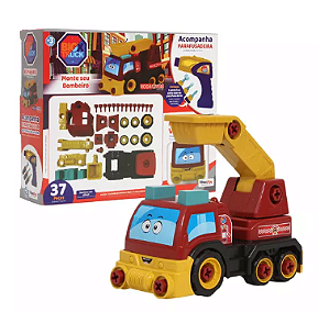 Big x Truck Bombeiro c/Parafusadeira