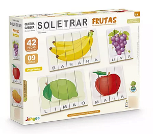 Quebra Cabeça Soletrar Frutas