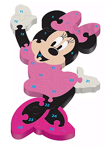 Quebra Cabeça Alfanumérico Minnie