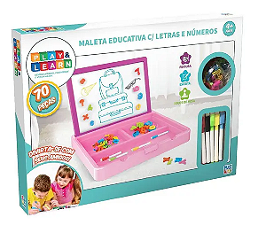 Maleta Educativa c/Letras e Números