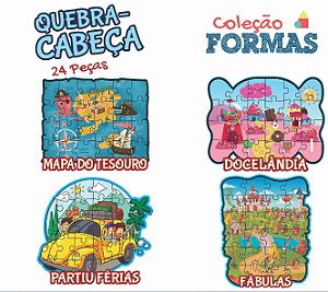 Quebra Cabeça C/24 Pçs