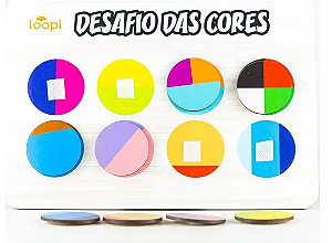 Desafio das Cores c/Velcro