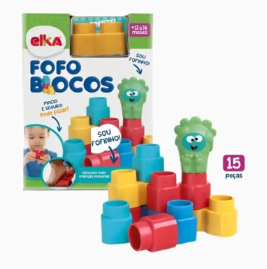 Fofo Blocos c/15 pçs