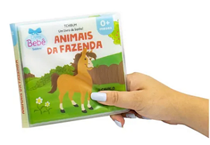 Livro de Banho Tchibum! Animais da Fazenda