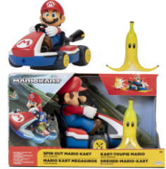Carrinho De Fricção Super Mário Kart Spin