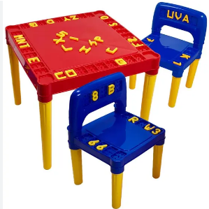 Mesa e Cadeira Educativa