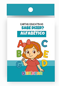 Cartas Educativas - Sabe Dizer Alfabético