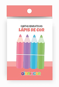 Cartas Educativas - Lápis De Cor