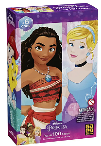 Quebra Cabeça Princesas C/100 Pçs