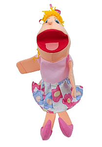 Fantoche Menina Branca