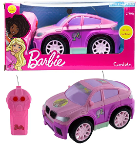 Veículo Barbie Style Machine R/C 3 Funções