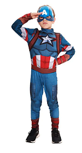 Fantasia Capitão América Longa