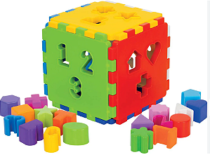 Cubo Didático c/18 pçs