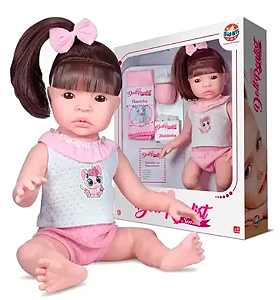 Boneca Realist Small Com Cabelo Castanho
