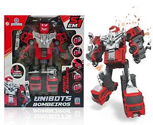 Unibots Bombeiro 5 Em 1 Articulado