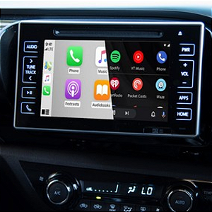 Interface CarPlay e Android Auto TOYOTA TELA 8" ATÉ 2018