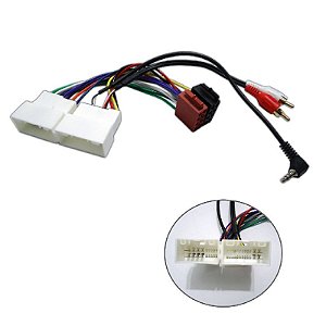 Chicote Kia e Hyundai 2010 a 2019 com ISO + Volante Pioneer