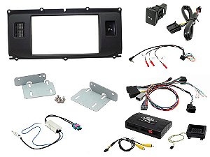 Moldura 2 Din + Infodapter Land Rover Evoque display 5"