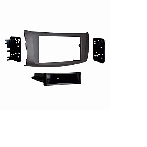 Moldura 2 Din / 1 Din Nissan Sentra 2014 A 2016 Grafite