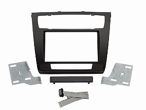 Moldura 2 Din BMW Série 1 2007 A 2013 Ar Condicionado Digital