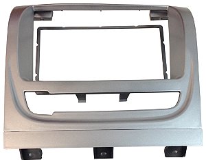 Moldura 2 Din Fiat Idea 2013 Acima Prata