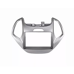 Moldura 2 Din Ford Ka 2015 A 2017 Prata