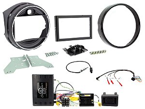 Moldura 2 Din Mini Cooper 2014 Acima